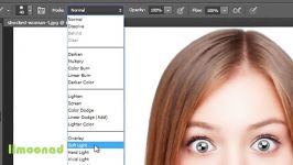 آموزش تغییر رنگ چشم به کمک فتوشاپ  لیموناد