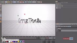 آموزش ساخت نوشته به شکل ذرات برنامۀ Cinema4D.