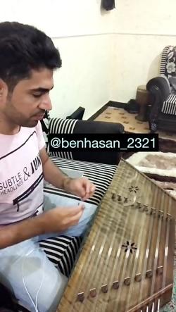آموزش سنتور  آهنگ گنج قارون  محمد بن حسن mohammadbenhasan