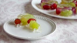 ژله انگور آگار Grapes Jelly agar