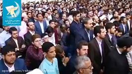 امام خامنه ایقرآن بر سرآن رئیس جمهوروپادشاه عربده کش فلان کشور،دادمیکشد