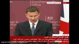 واکنش جرمی هانت، وزیر خارجه بریتانیا در مورد اقدام اخیر ایران در رابطه برجام