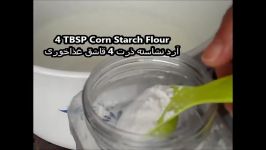 Firni with Fruits  فرنی میوه،مناسب افطار