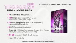 Beat Construction Kit + Drum Kit Midi