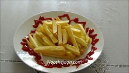 ↩ فیلم آموزشی طرز تهیه سیب زمینی سرخ کرده French fries  لذت آشپزی آسان ↪