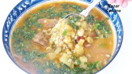 سوپ گندم بسیار خوشمزه برای رمضان افطار Barley Soup Ramadan Iftar Recipe