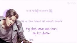 BTS 방탄소년단 Blood Sweat and Tears Lyrics 피 땀 눈물 Han Rom Eng Color Coded