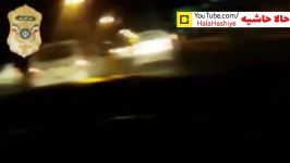 تعقیب گریز پلیس آگاهی پراید در افسریه تهران  خودرو سرقتی