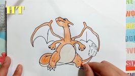 How to Draw Pokemon Coloring Pages  Draw charizard From pokemon