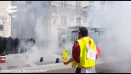 فرانسه همچنان در آتش خشم جلیقه زردها می سوزد
