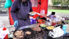 غذاهای خیابانیAfrican Street Food from Ghana. Colourful and Yummy London