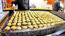 غذاهای خیابانیNetherlands Street Food. Fast Preparation of Sweet