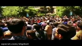 تجمع جنجالی دانشجویان مقابل دانشگاه تهران