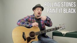 How to Play Paint it Black by The Rolling Stones on Guitar