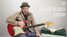 U2 Sunday Bloody Sunday Guitar Lesson how to play