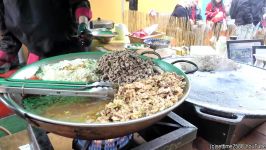 Shawarma Cooked on the Road. Chicken Lamb and Beef. London Street Food