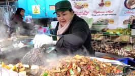 غذاهای خیابانیLechón Pork from the Philippines. London Street Food