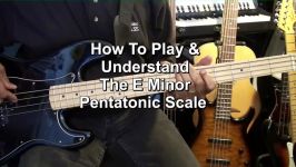 How To Play E Minor Pentatonic Scale On Bass Guitar EricBlackmonMusicHD