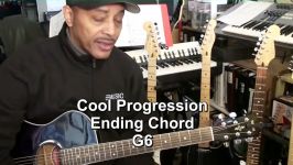 How To Play A Cool Progression Ending Chord Lesson Tutorial G6 On Guitar