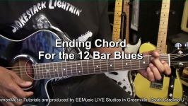 12 Bar Blues Cool Ending Chord Guitar Lesson EricBlackmonMusicHD