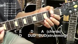 How To Play BACK IN BLACK ACDC On Electric Guitar Tutorial EAS