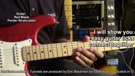 Quik Blues Licks #8 Guitar Solo Lesson Tuto