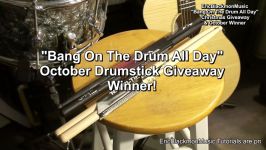 ClosedBang On The Drum All Day CHRISTMAS Drumstick Giveaway er