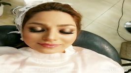آرایش عروس  میکاپ حرفه ای توسط مژده نیکو  09129596272 سالن پروشات شهرک غرب