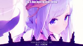 Nightcore  All I Know Taska Black x Sem  Lyrics