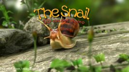 دانلود مدل سه بعدی انیمیشن حلزون Snail Low Poly