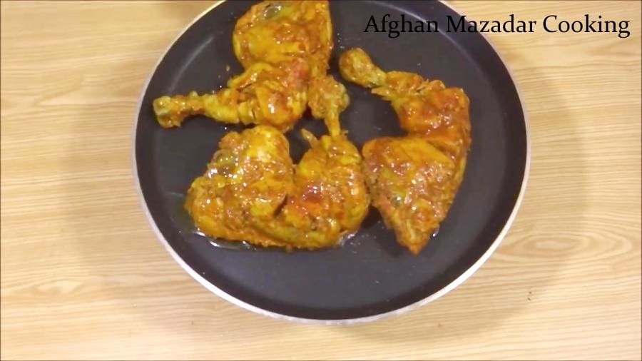 تکه بریانی خوشمزه ران مرغ Chicken Tikka Biryani Recipe