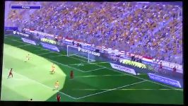 هلند اسپانیا گیمر دربرابر کامپیوتردر PES2015 پارت 2