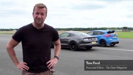 Ford Mustang vs Ford Focus RS  Top Gear Drag Races
