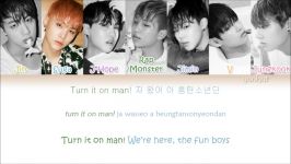 BTS Bangtan Boys 방탄소년단  Fun Boys Color Coded Han Rom Eng Lyrics