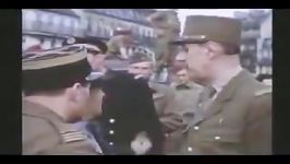 فیلم رنگی واقعی حمله به نرماندی در جنگ جهانی دوم 1944