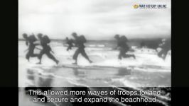 حمله سربازان آمریکایی به ساحل نرماندی برای شکست آلمان