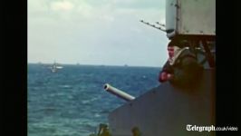 فیلم رنگی واقعی جنگ جهانی دوم حمله به ساحل نرماندی در فرانسه