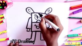  Hindi how to draw panda from E Letter  step by step very easy