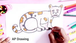 How to turn letter C into cute Cat  Easy Drawing  step by step