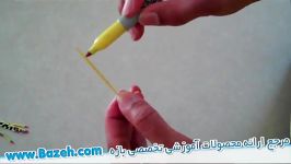 آموزش ساخت مداد مداد رنگی برای عروسک