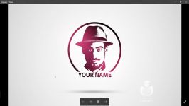 آموزش طراحی لوگو عکس شخصی در فتوشاپ