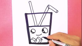 How to draw a cute drink Draw cute things