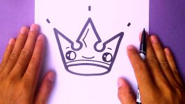 How to draw a cute Crown step by step Draw cute things