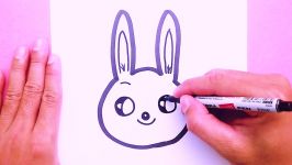 How to draw a cute bunny easy Draw Cute Things