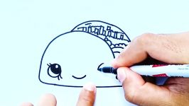 How to draw a cute Taco draw cute things