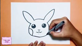 How to draw a cute Pokemon Pickachu Draw cute things