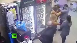 Standing after one punch on the floor after two Woman knocks out 