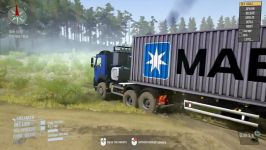 خودنمایی ولوو FMX 6X6 تو بازی Spintires MudRunner