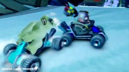 ویدئوی معرفی شخصیت‌ پولار بازی Crash Team Racing Nitro Fueled