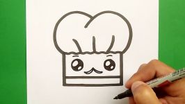 How to draw a cute cook hat Draw cute things
